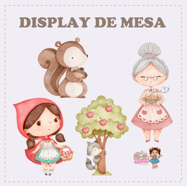 Kit Festa Só Um Bolinho CHAPEUZINHO VERMELHO - Decoração de Festa