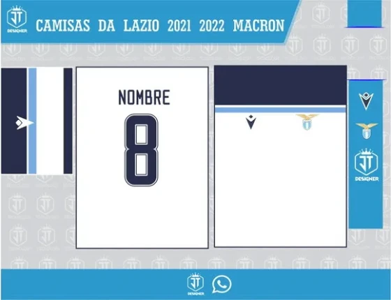 Vetor da Camisas-da-Lazio-2021-2022-Macron