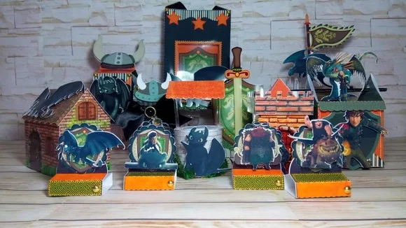 Arquivos De Corte - 2 Kits Como Treinar seu Dragão - 31