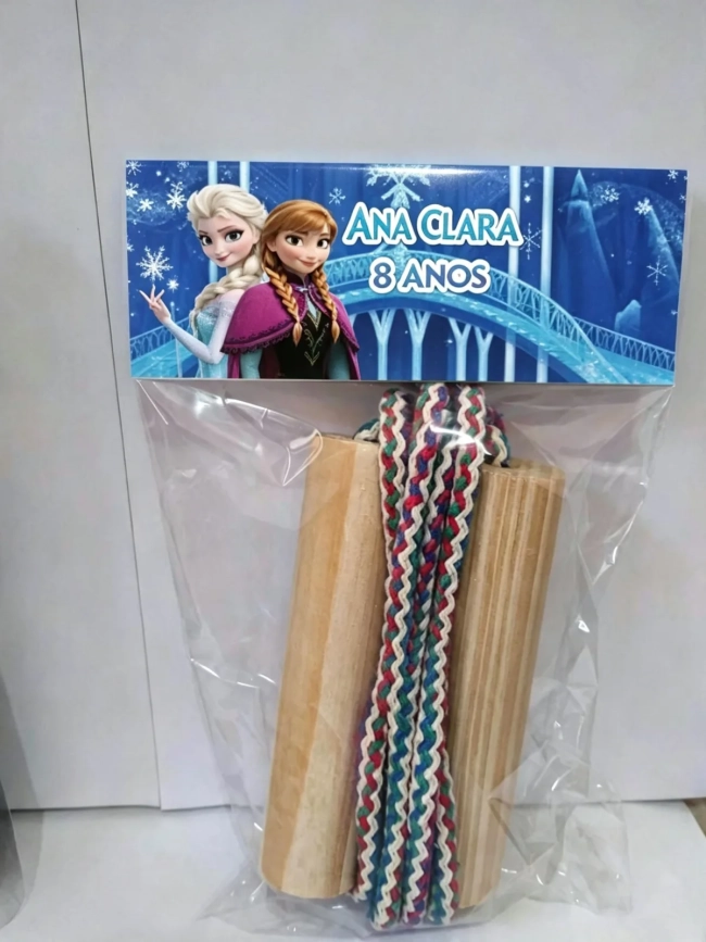 Corda de Pular Perosnalizada  lembrancinhas infantiL Frozen