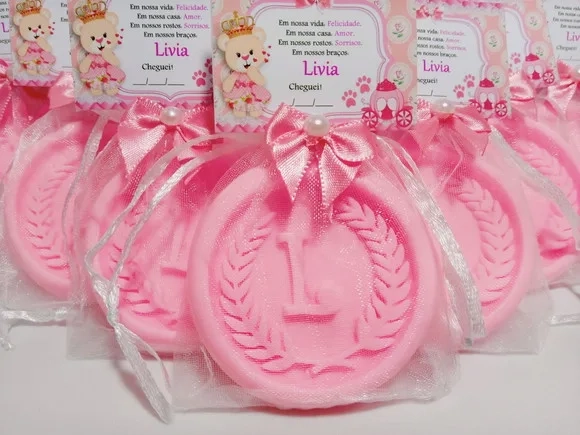 Lembrancinha Maternidade, Sabonete Letra Personalizada
