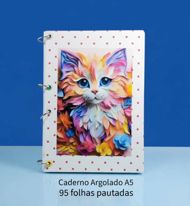 Caderno Argolado Coração