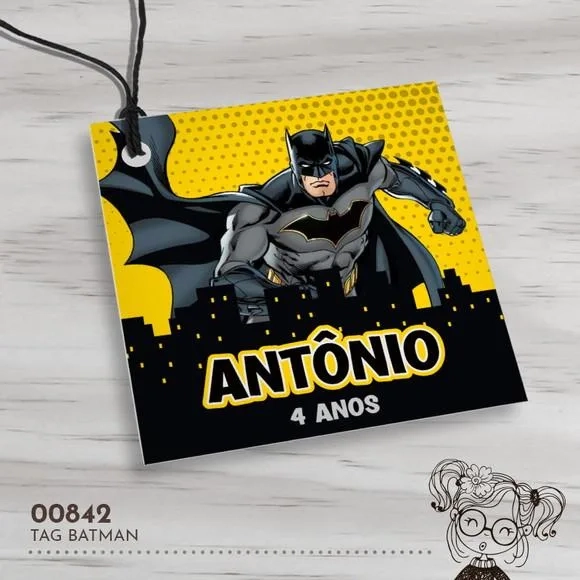 Tag Quadrada Batman - 00842