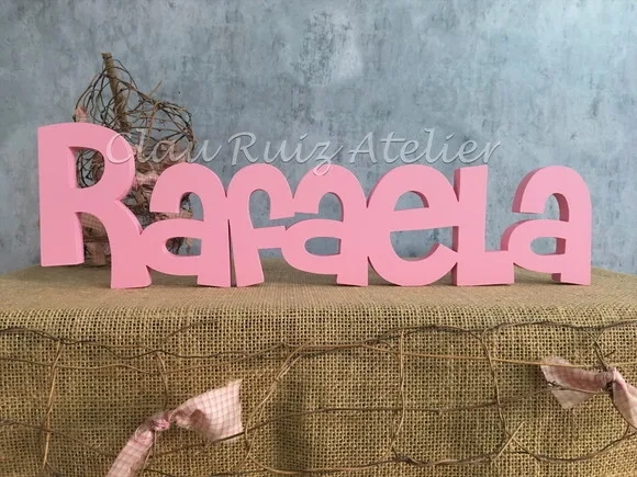 Letras de MDF -Nomes Linha CH
