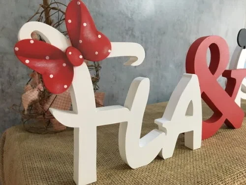 Letras Decorativas Disney CASAL