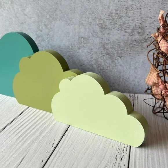 Trio de Nuvens - Decoração Bebê