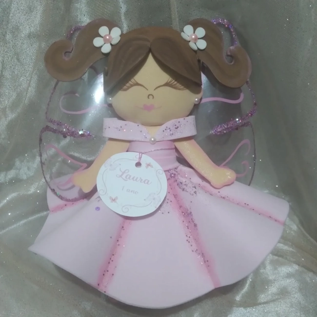 Centro de Mesa Boneca Borboleta Jardim de Borboletas