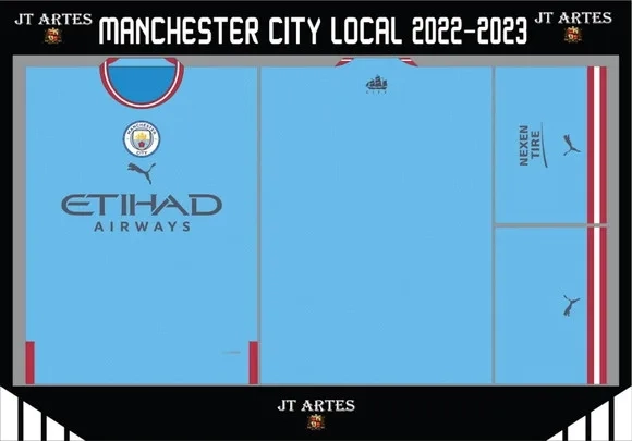 Vetor Da Camisa Do Manchester City 2022/2023