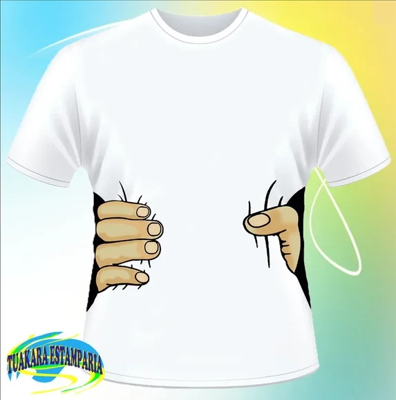 CAMISETA DIVERTIDA MÃO ESMAGADORA
