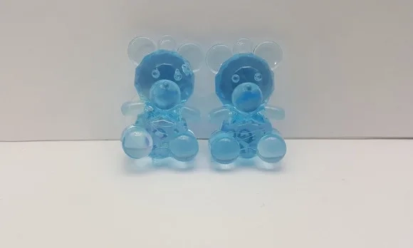 Pingente Ursinho de Acrílico de 4cm