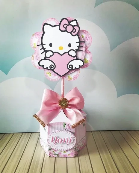Kit 60 Lembrancinhas Hello Kitty
