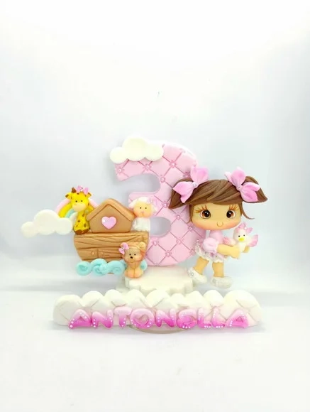 Vela Arca de Noé Menina (1 a 9 Anos)