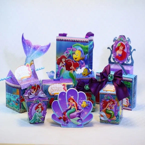 Kit 60 Lembrancinhas Ariel