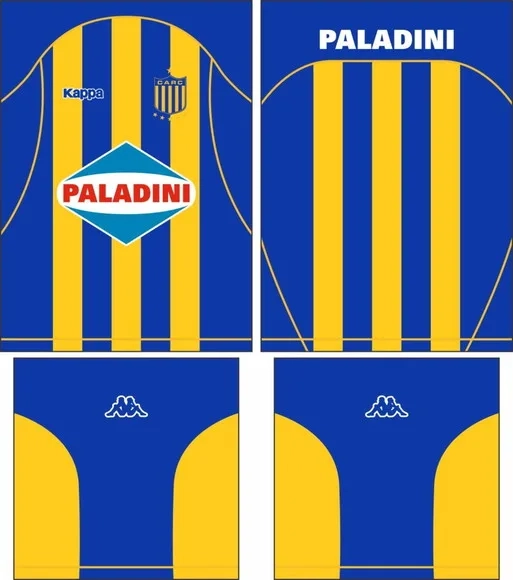 Arte Vetor Camisa Rosario Central Local 2006-2007