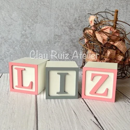 Candy Colors - Cubos 6x6 Decoração Bebê - Cubos Ts