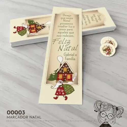 Marcador de Livro Natal - 00003