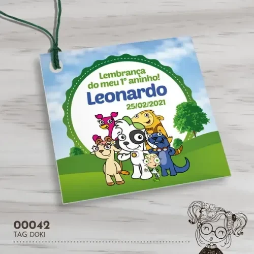 Tag Quadrada Doki - 00042