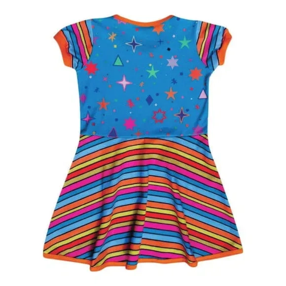 Vestido Infantil Estrelinhas