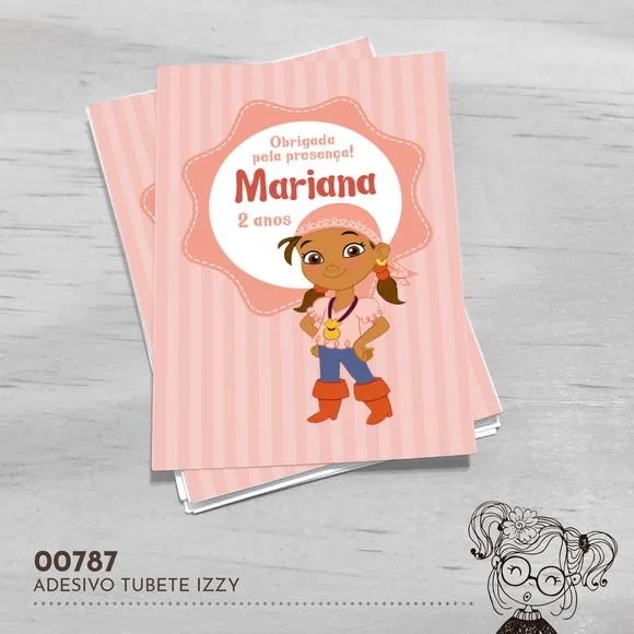Adesivo Tubete Izzy - 00787