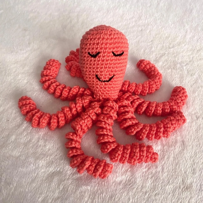Polvo amigurumi menina