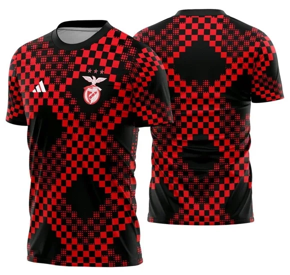 Arte Vetor Camisa Benfica Pré-jogo 2025-2026