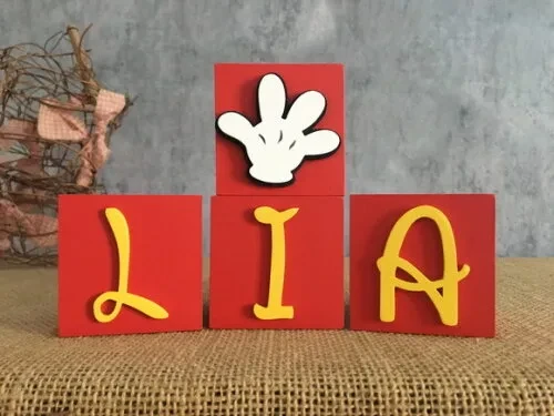 Cubos Decorativos DISNEY 6x6cm