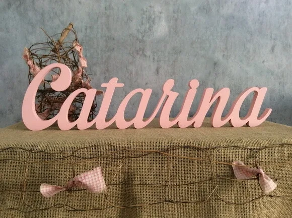 Letras Decorativas em MDF - Linha Cursiva