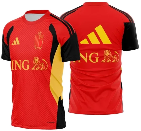 Arte Vetor Camisa Belgica Treino 2026
