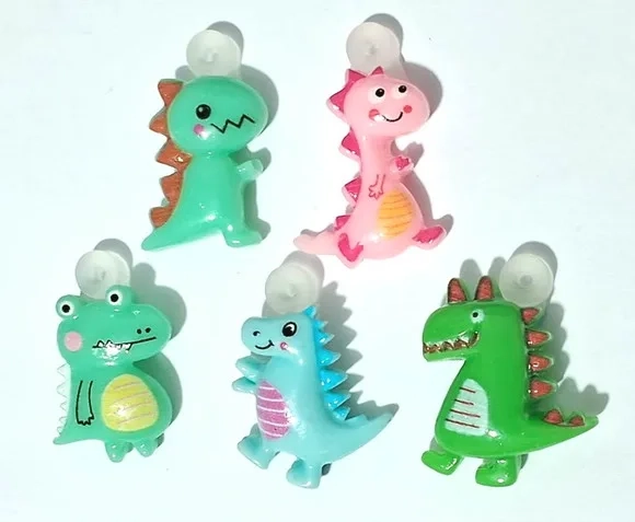 Pingentes Dinossauro de Resina 2cm C/suporte Pcts C/10 Peças