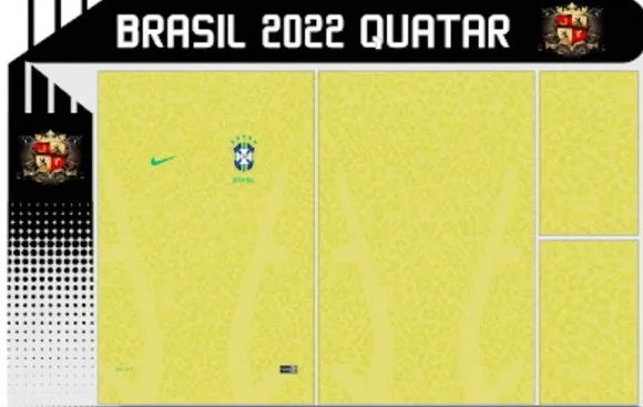 Vetor Camisa do Brasil 2022/2023