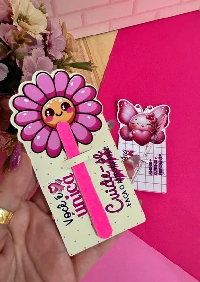 Kit com 10 Lembrancinhas Outubro Rosa