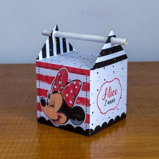PEGUE E MONTE - Kit Festa MINNIE VERMELHA - Decoração de Festa | Lembrancinhas | Aniversário | Personalizados