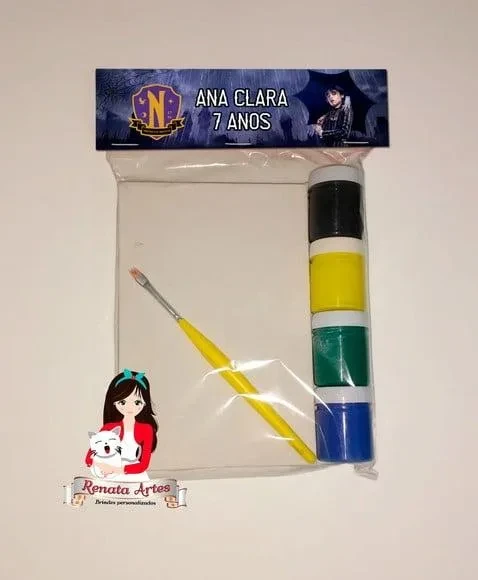 Kit Pintura Personalizado Wandinha