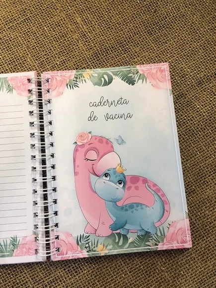Caderneta de Saúde / Vacinação Personalizada - Dinossauro
