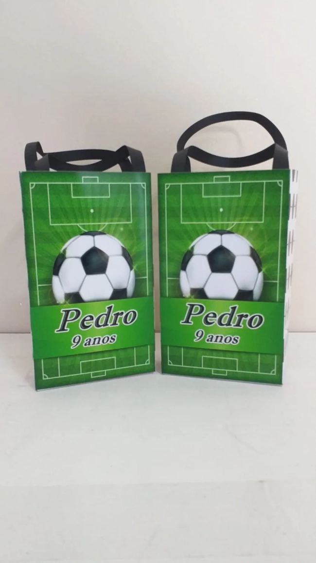 Sacolinhas Personalizadas Futebol para Lembrancinhas