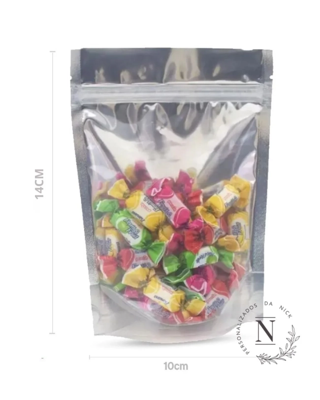Saco Zip Lock 10x14 Lembrancinha Minnie