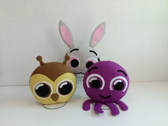 Combo Bolofofo 15cm 5 Peças.
