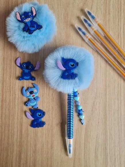 Caneta Personalizada com Pompom e Nome