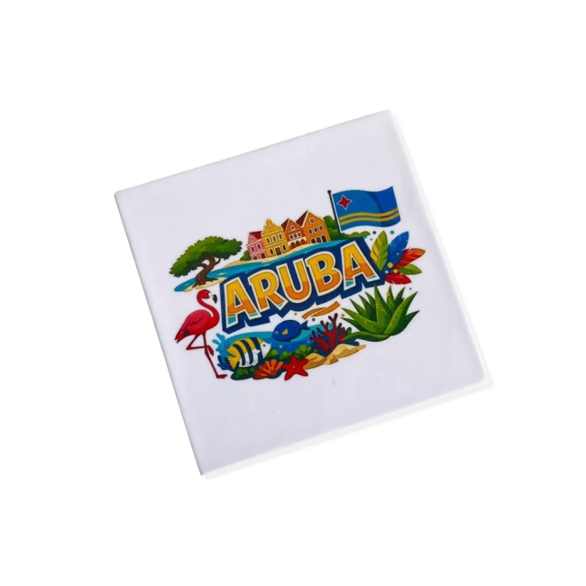 Imã Decorativo Lembrança - Aruba