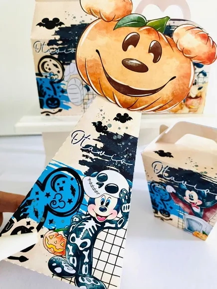 Kit 60 Lembrancinhas Mickey Halloween