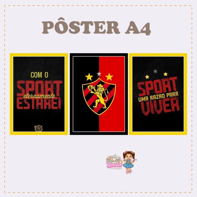 Kit Festa Só Um Bolinho SPORT RECIFE - Decoração de Festa