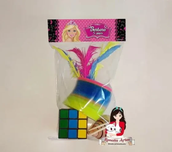Kit Brinquedos Retrô Tema Barbie Nova
