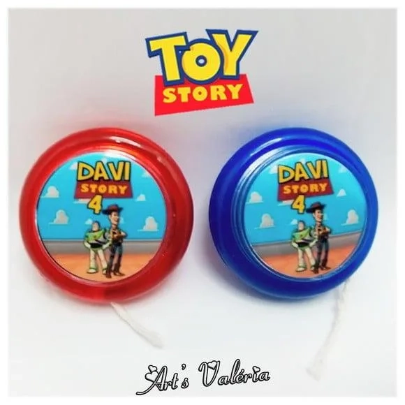 Ioiô Personalizado Lembrancinha de Aniversário - Qualquer Tema - Festa Infantil - Acrílico 5,5cm