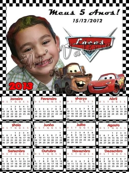 Calendário Fotográfico - 7x10cm