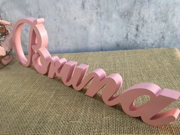 Letras Decorativas - nome em MDF