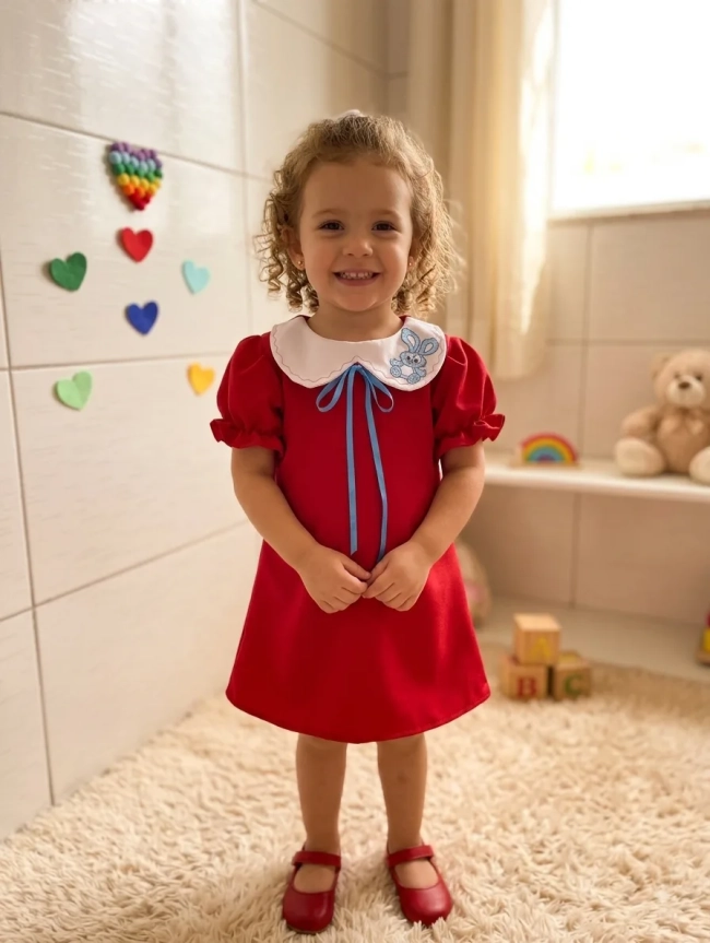 Vestido da Mônica.