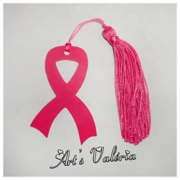 Marca Página com Franja Outubro Rosa