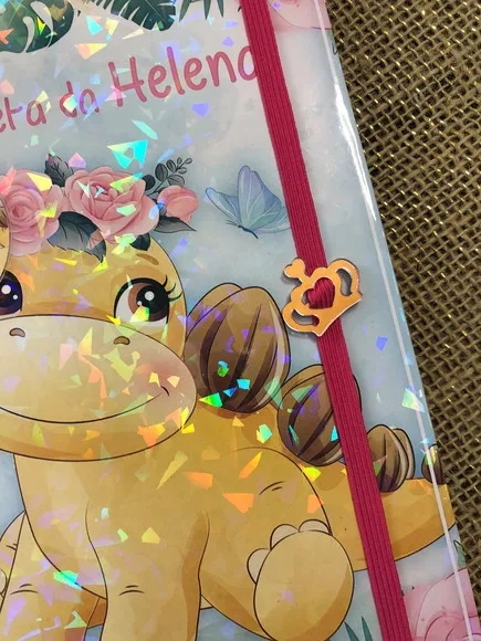 Caderneta de Saúde / Vacinação Personalizada - Dinossauro