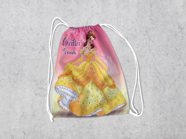 Mochilinha Personalizada para lembrancinhas da Barbie