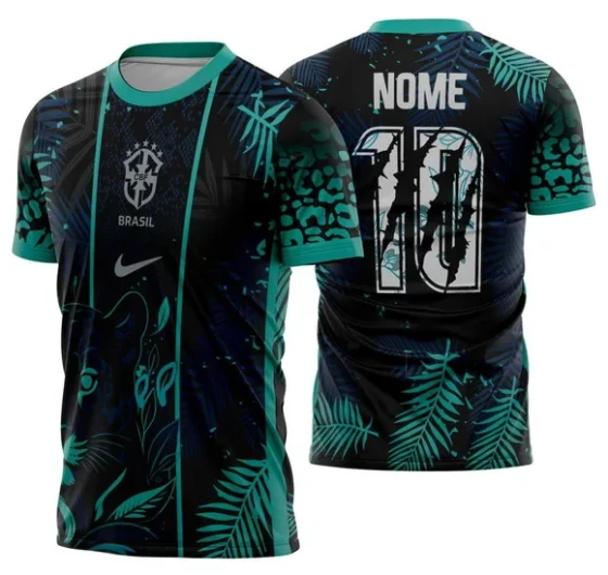 Arte Vetor Camisa Interclasse Onça Mod-777